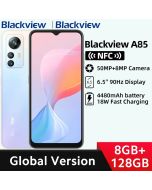 【World Premiere】Global Version Blackview A85 8GB 128GB 6.5'' HD+ 90Hz Display 50MP Camera 4480 mAh Battery NFC Smartphone