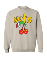 His Nuts Christmas Crewneck Pullover Sweatshirt