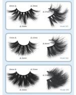 Spot wholesale a pair of 25mm mink hair false eyelashes European and American thick style E series 3d mink hair false eyelashes