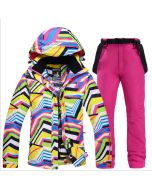 Thickened Windproof Skiwear for Women - Warm and Waterproof