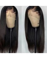 Brazilian black glueless straight hair natural wig for women