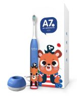 Adorable Cartoon Pattern Ultrasonic Toothbrush for Kids Wireless Rechargeable Sonic Electric Toothbrush