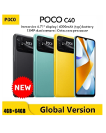 Poco C40 4G LTE 64GB + 4GB Global Version Unlocked 6.71" 6000mAh 13MP Dual Camera