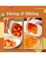 Versatile Vegetable Chopper: Dicing and Slitting Combined