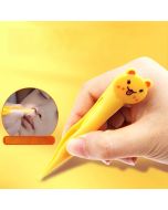 Safety luminous ear spoon professional children's household ear picking artifact soft head silicone buckle ear rechargeable set ear picking spoon