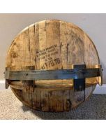 Bourbon whiskey barrel shelf-2