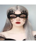 Women's Halloween Spider Web Chain Fringe Masquerade Blindfolds