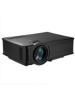 LY-50 1800 Lumen 1280x800 LED Projector with Remote Control Support AV & USB VGA & HDMI (Color: Black)