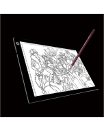 A4 LED 3-speed Dimming Copy Table Anime Drawing Sketchpad Copy Table with USB Cable & Plug Size: 240x360x5mm