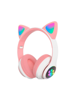 Colorful Cat Ear Headphone Led Smartphone Geek Gamer Kitten