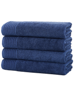 4 Pack Cotton Bath Towels - Kasper Collection