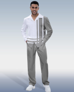 Light Grey Long Sleeve Walking Suit
