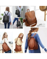 Limited Edition Anti-theft Leather Ladies' Backpack - Perfect Gift Choice
