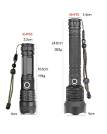 LAST DAY SALE 50% OFF - LED Rechargeable Tactical Laser Flashlight 90000 High Lumens