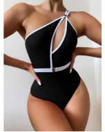 One-Shoulder Backless Hollow Sexy Swimwear
