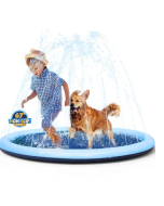 Kid-friendly and Pet-safe Non-Slip Splash Pad