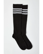 Black Stripe Knee High Socks