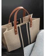 Simple Large-capacity Handbag, Portable Casual Storage Tote Bag, Multifunctional Shopping Satchel Bag