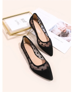 Mesh Ballet Flats with Stunning Contrast