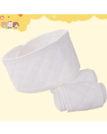 Soft White Cotton Belly Belt for Newborn Umbilical Cord Care