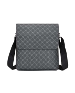 Men Geometric Pattern Flap Square Bag