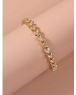 Luxury Rhinestone Flashing Bracelet for Women - Fashionable Jewelry