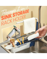 Summer Hot Sale-30% OFF-Updated Telescopic Sink Storage Rack