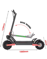 Powerful High Power 11 inch 120 km long distance adult 2000W dual motor off road electric scooter