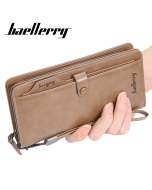 baellerry retro Europe and the United States men's long wallet multifunctional cell phone bag brand handbag