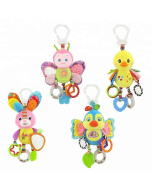 Baby stroller pendant  Cartoon animal rattles  Soothing baby toys  Teether can be imported