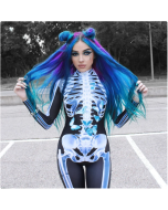 Early Halloween Promotion Cosplay Women Skeleton Bodysuit
