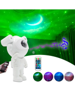 Astronaut star projection light LED bedroom ambient night light spaceman bluetooth music aurora lamp projector