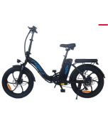ONESPORT BK6 Electric Bike 48V 350W Motor 10Ah Battery Shimano 7 Speed Gear Front Suspension and Dual Disc Brakes - Black