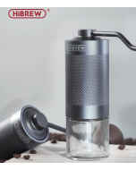 HiBREW G4 Manual Coffee Grinder Portable High Quality Hand Grinder Mill Aluminium With Visual Bean Storage G4