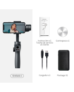 【5th Anniversary Exclusive】Xiaomi Youpin Capture2S 3-Axis Handheld Gimbal Stabilizer Focus Pull Zoom for Smartphone Camera Video Record Bluetooth Vlog Live