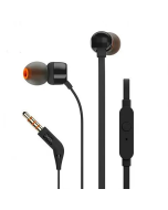 JBL In-Ear Headset: Classic Black, Stereo Sound with Mic