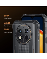 Oukitel WP28 Rugged Smartphone 6.52‘' HD+ 10600mAh 8GB+256GB Android13 Mobile Phone 48MP Camera Cell Phone