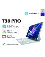 DERE T30 PRO 2-in-1 Laptop 13 inch 2K IPS Touch Screen, Tablet PC/Magic Keyboard + Stylus Pen, 16GB DDR4 1TB SSD Windows 11 Pro, 2.4G & 5G WiFi 