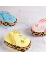 Bite-resistant teething sound pet cat and dog toys supplies plush cotton rope slippers
