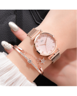 Luxury Quartz Watch & Bracelet