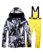Windproof Waterproof Couple Ski Suit - Warm Breathable Jacket & Pants