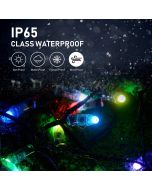 tuya smart point control leather wire lights graffiti wifi control phantom led string lights christmas day party decoration lights
