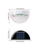 New outdoor solar water drop wall lamp semicircle railing lamp fence wall stair lamp guardrail courtyard wall household