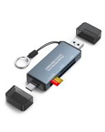 CF/SD/TF card reader 3-in-1 SD memory card microSD DSLR typeC dual-use otg car USB card reader