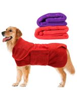 Pet bathrobe Quick drying bath towel for dog
