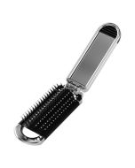 Spot Folding Close-toothed Comb with Mirror Portable Portable Shunfa Hairdressing Plastic Small Comb