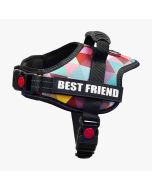 Dog chest strap big dog collar leash undershirt clothes with night reverse Light Pet Products
