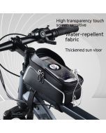 New bicycle bag, mountain bag, cycling bag, front beam bag, mobile phone touch-screen waterproof storage bag, delivery boy accessories