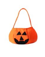 Halloween pumpkin bag portable three-dimensional non-woven bag candy bag Halloween products makeup costume props