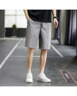 summer Men Casual Shorts cotton unisex custom shorts with logo print Solid Elastic breathable Basic men's shorts hot